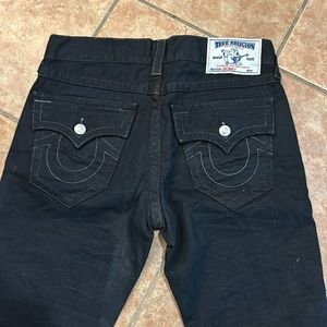 True Religion Dark Wash 32” Skinny WFLP Natural SN Jeans